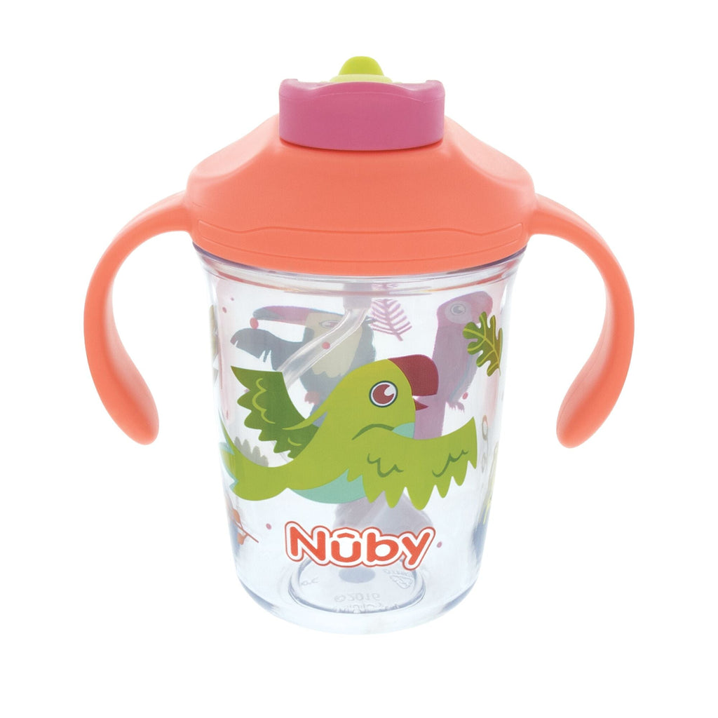 2-Handle Multi-Function Flip-It Cup | Tropical Birds (VFGU)