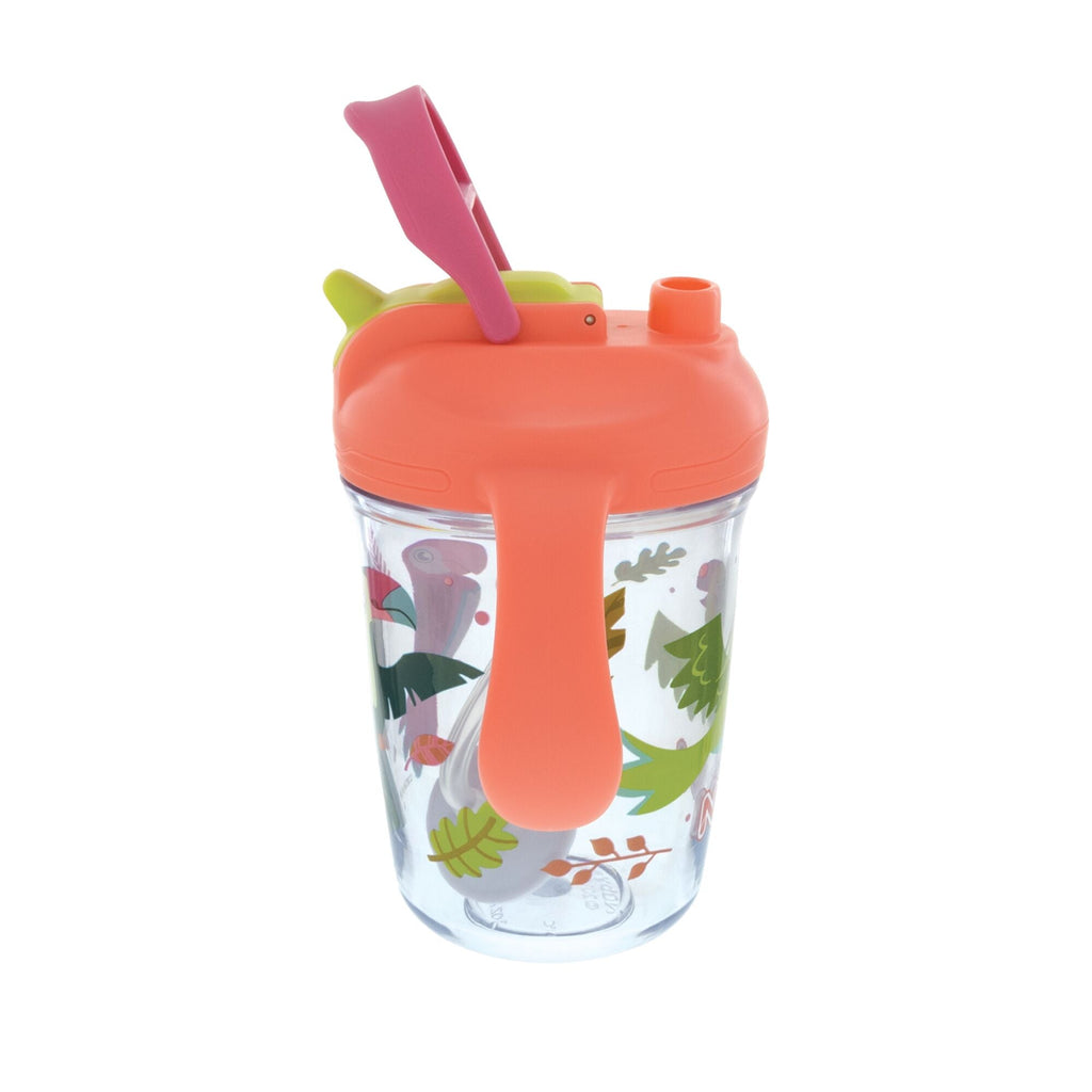2-Handle Multi-Function Flip-It Cup | Tropical Birds (2EL3)