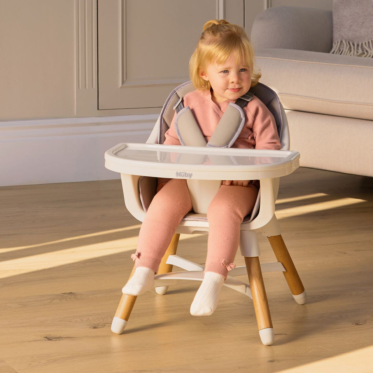 4-in-1 Multi-Use High Chair | Dark Beige (Y3B7)