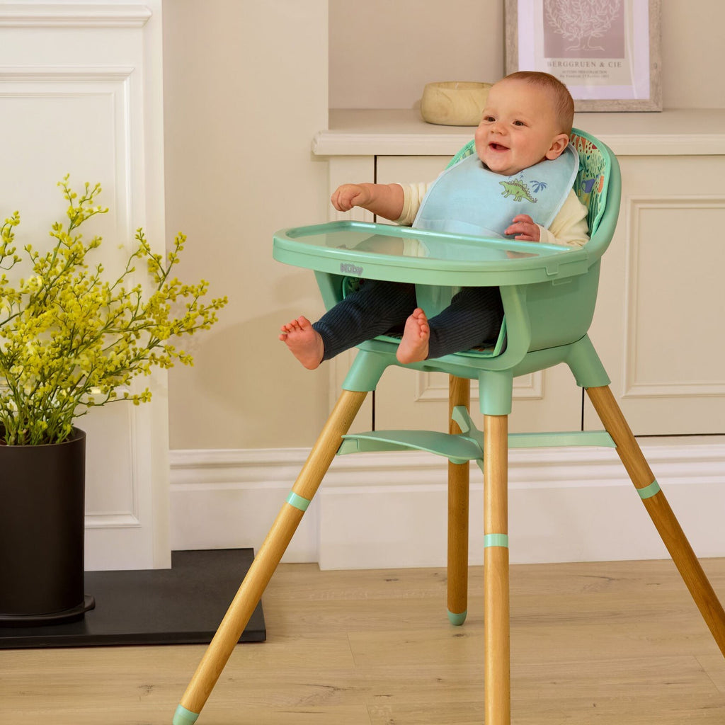 4-in-1 Multi-Use High Chair | Green Garden (HN0B)