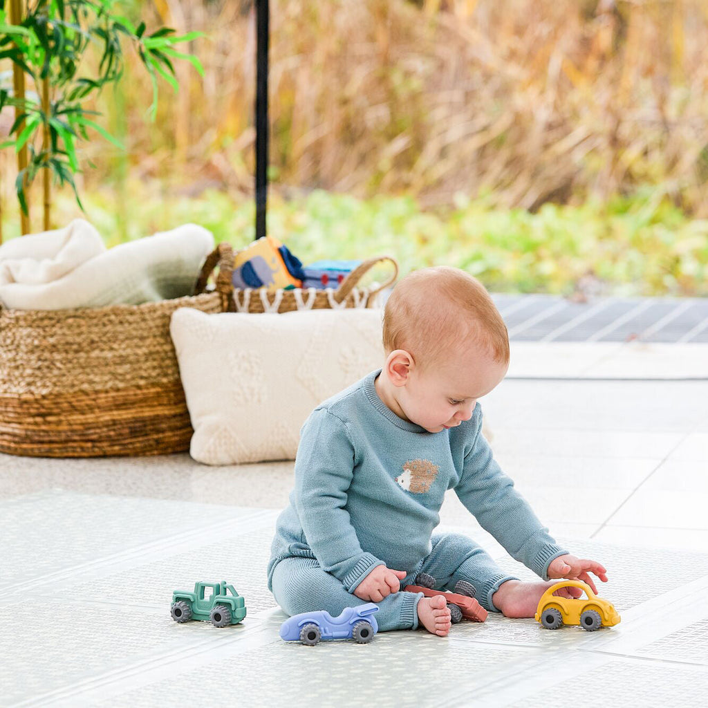 Silicone Vehicle Teether Toy | Race Car (OMDO)