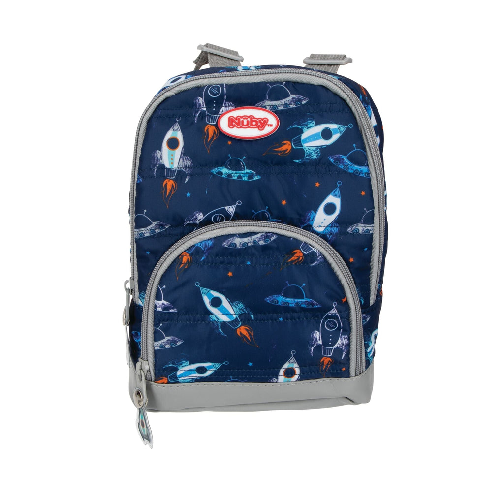 Quilted Space Backpack with Safety Harness (LM6R)