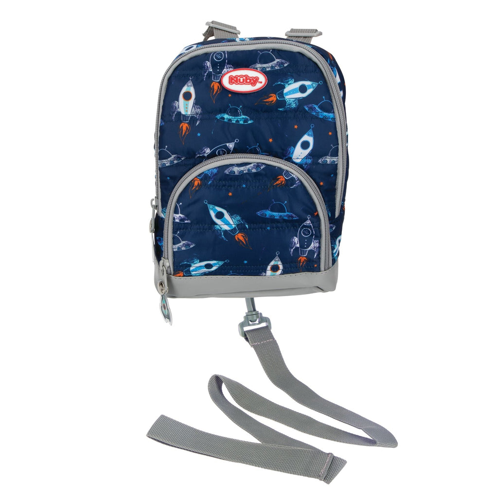 Quilted Space Backpack with Safety Harness (LM6R)