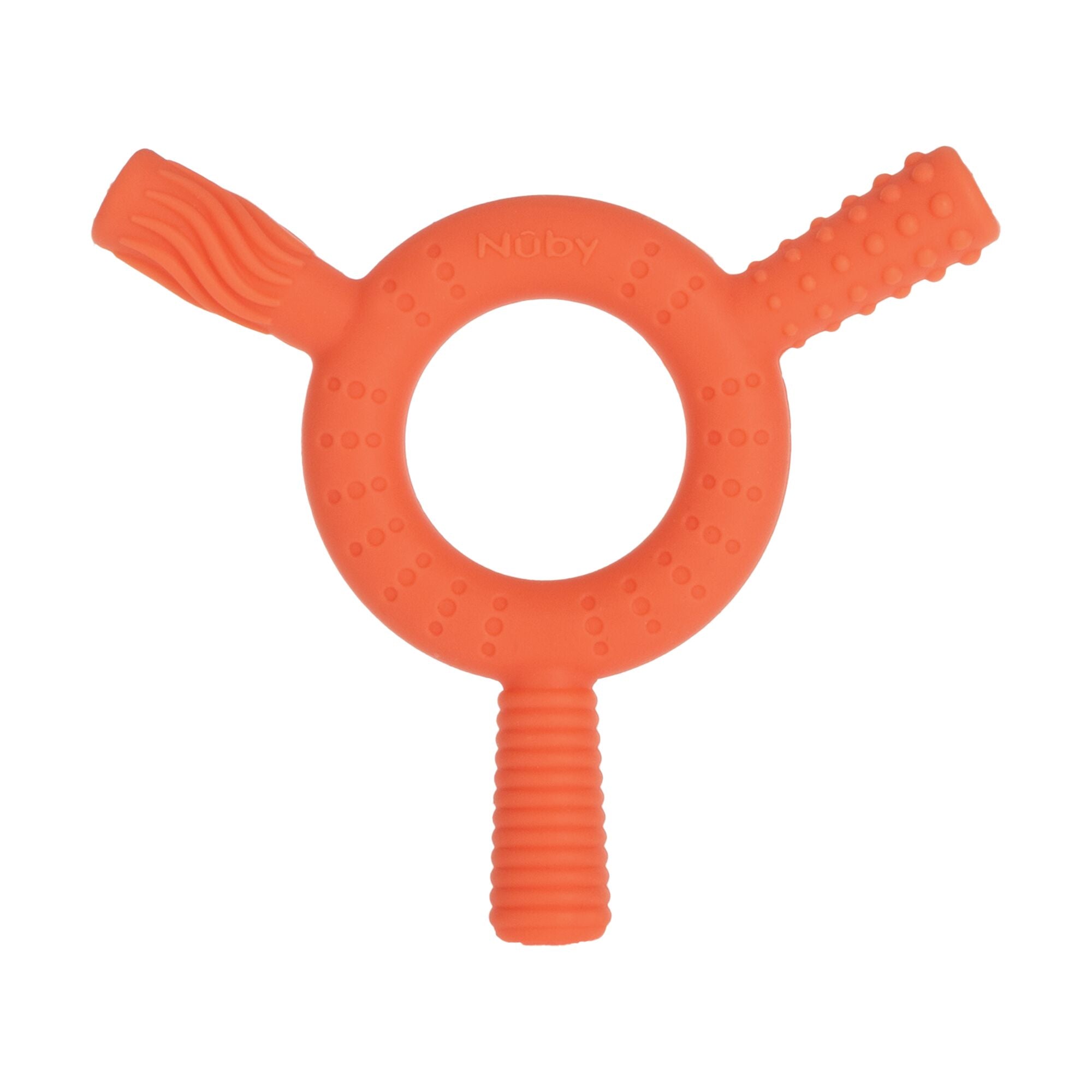 Hollow Sensory Tube Teethers | Blue/Coral (7QO8)