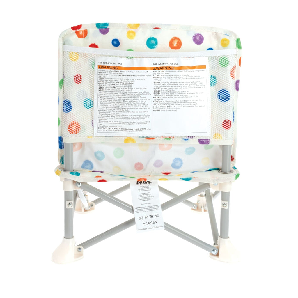Pop Up Booster Seat | Color Dots (ZAF8)