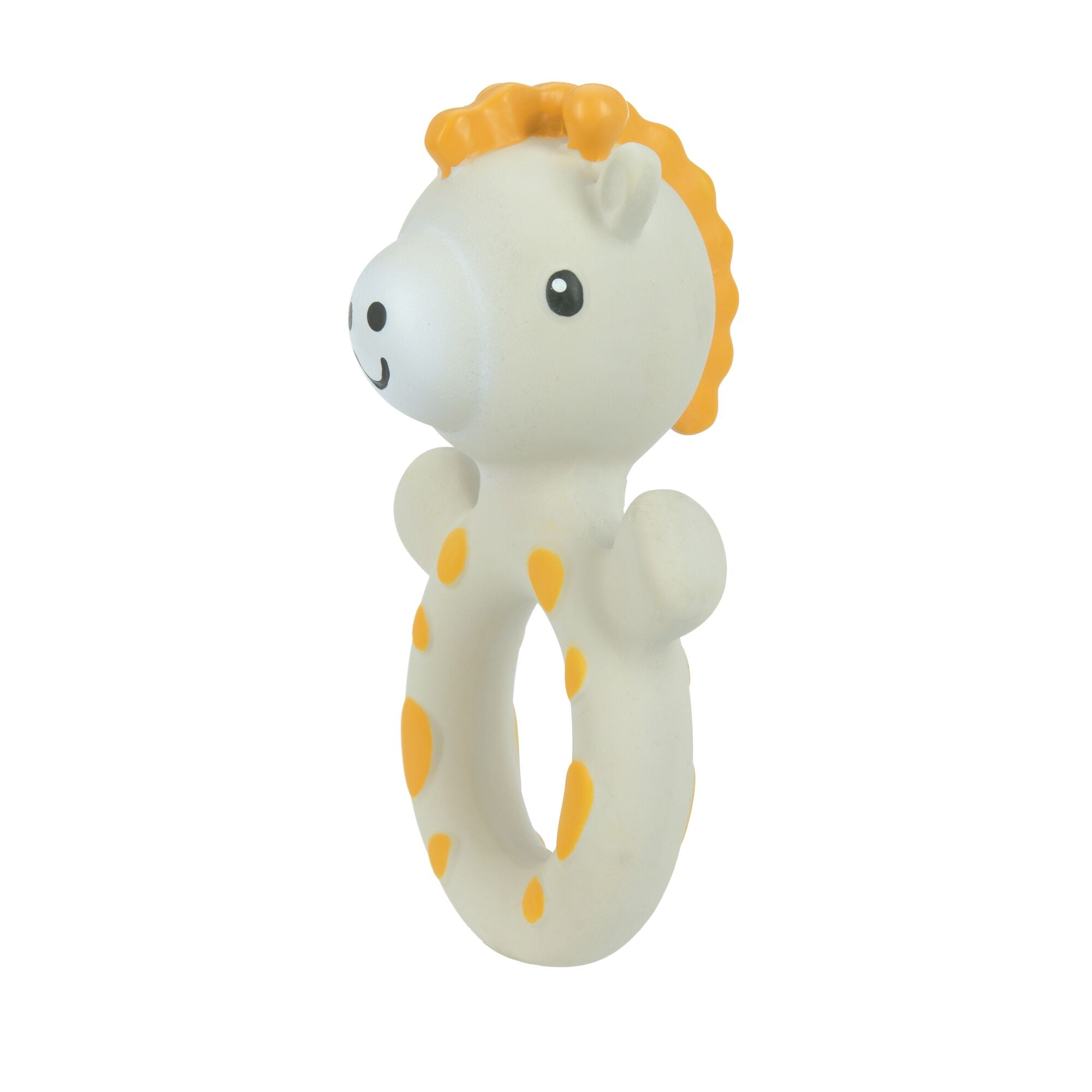 Jackie the Giraffe Natural Rubber Teething Ring | Giraffe (6HIC)