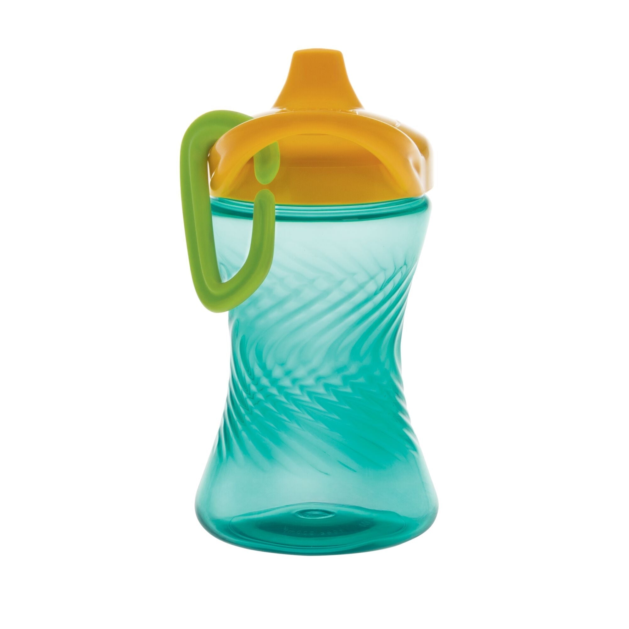 Hard Spout Sippy Cup with Carabiner (3 Pack) | Aqua/Red/Green (TLO4)