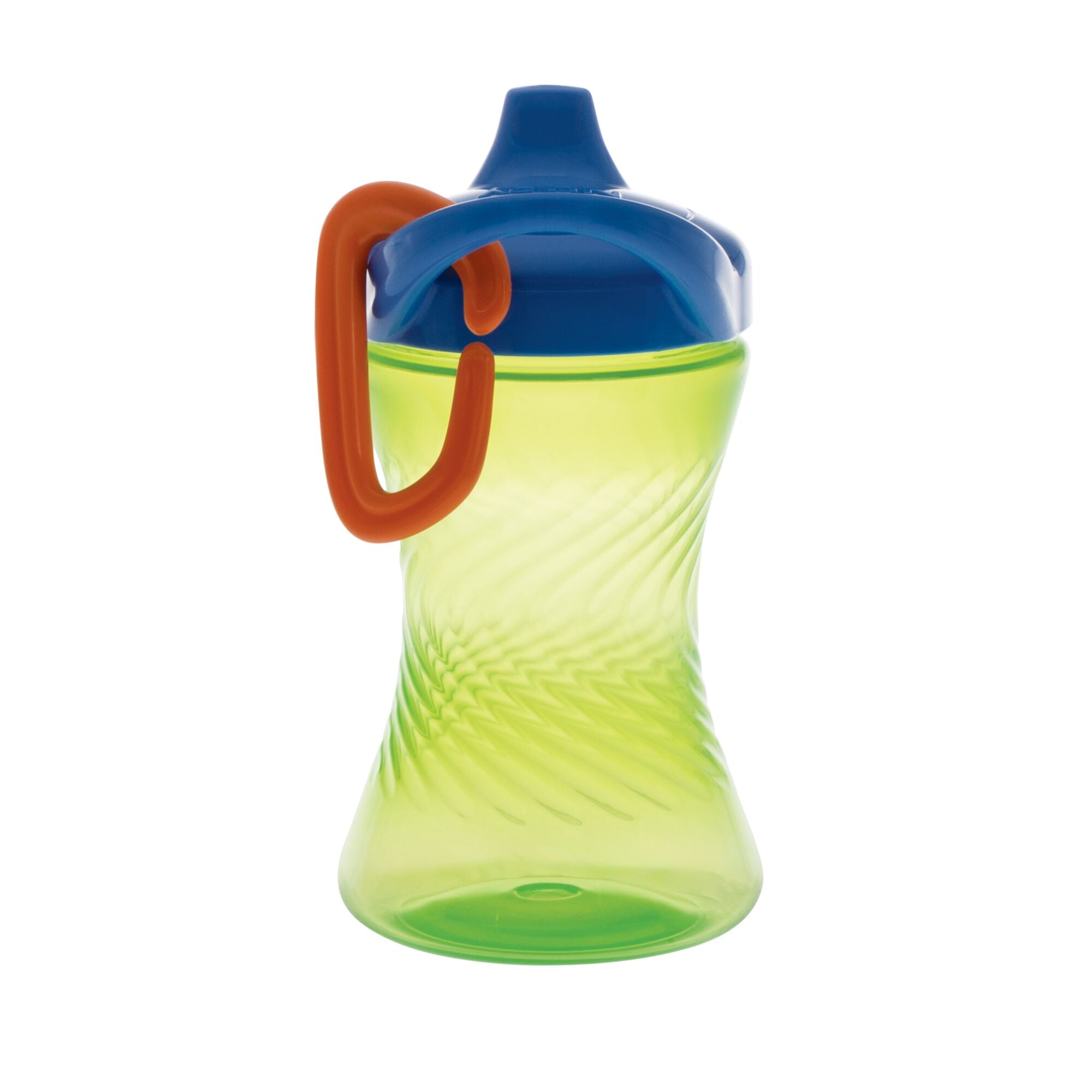 Hard Spout Sippy Cup with Carabiner (3 Pack) | Aqua/Red/Green (TLO4)