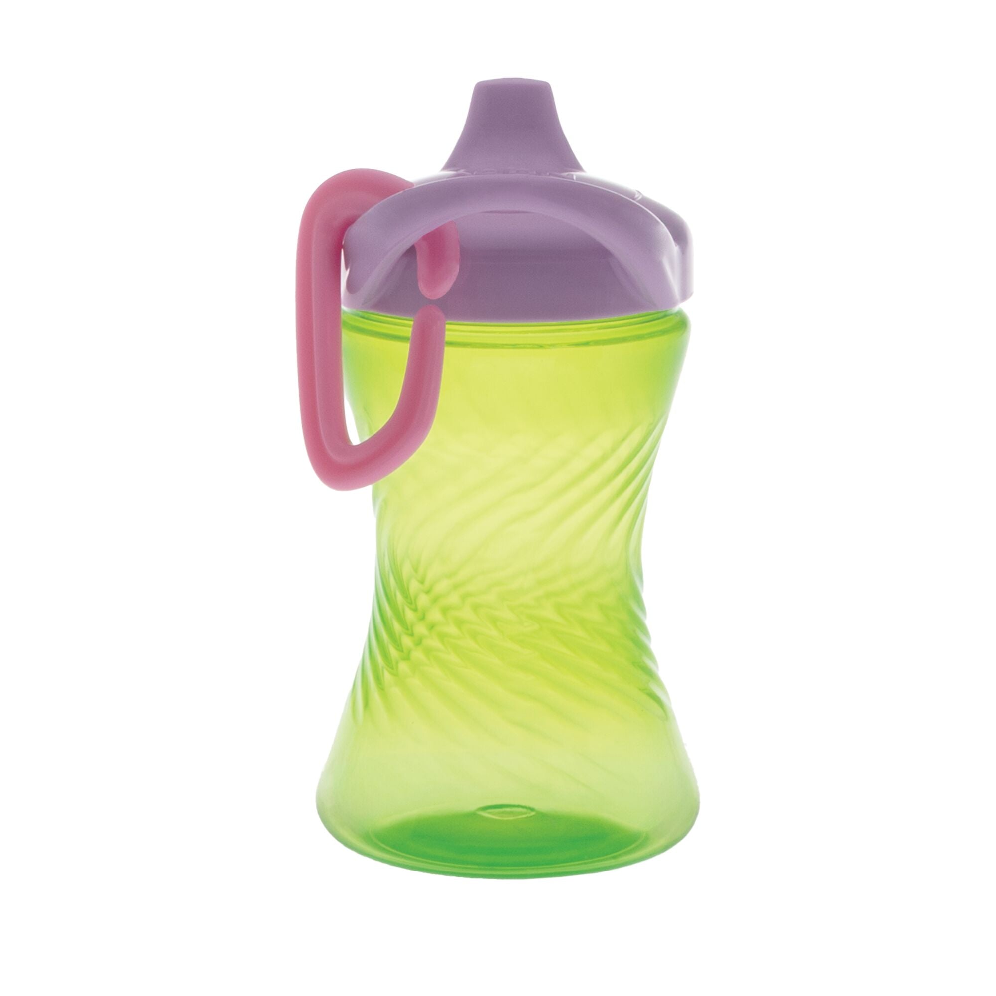 Hard Spout Sippy Cup with Carabiner (3 Pack) | Pink/Green/Purple (NVNH)