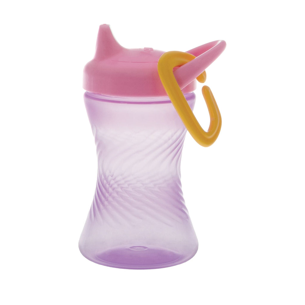 Hard Spout Sippy Cup with Carabiner (3 Pack) | Pink/Green/Purple (NVNH)