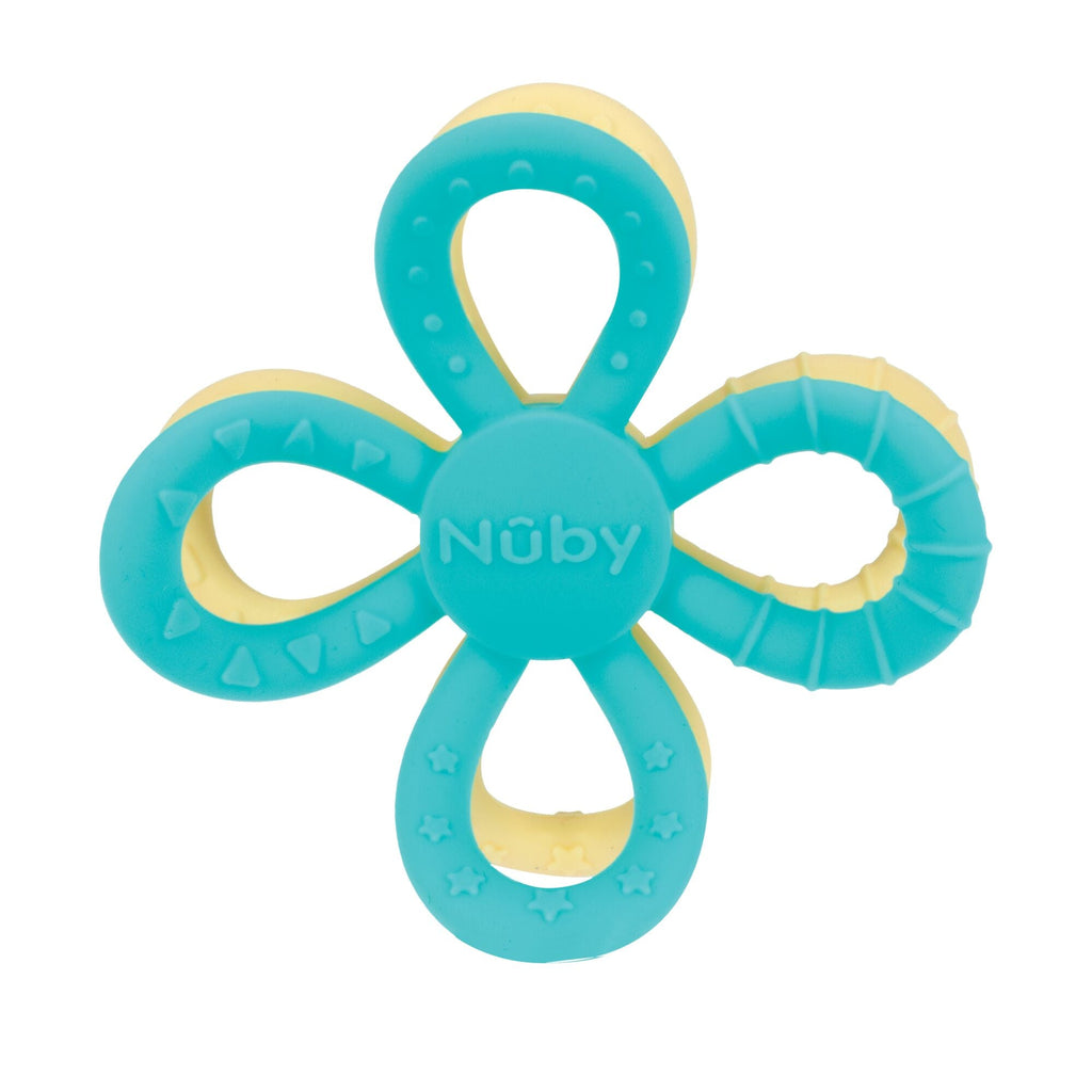 Fun Loops Teether | Aqua/Yellow (LA5I)