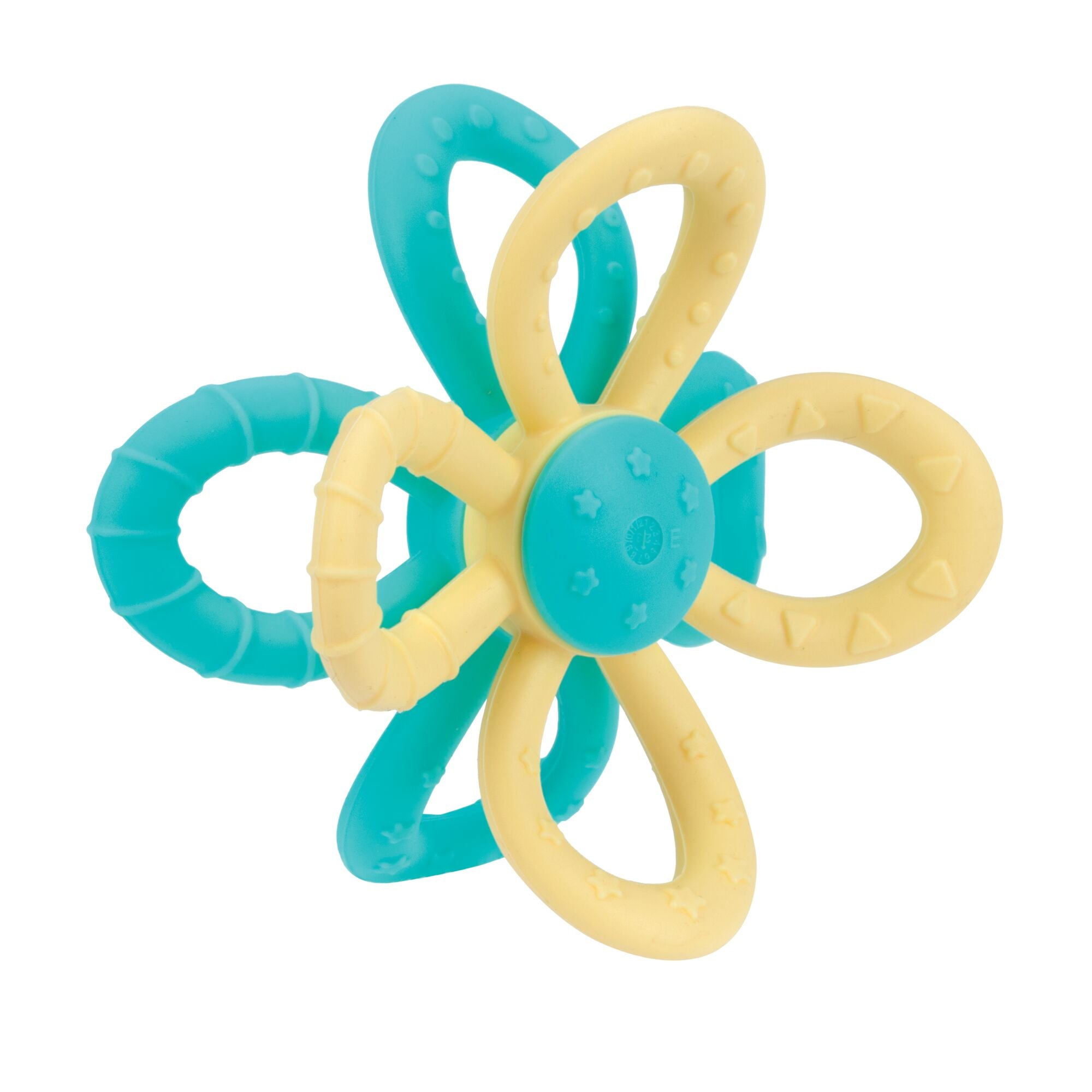 Fun Loops Teether | Aqua/Yellow (LA5I)