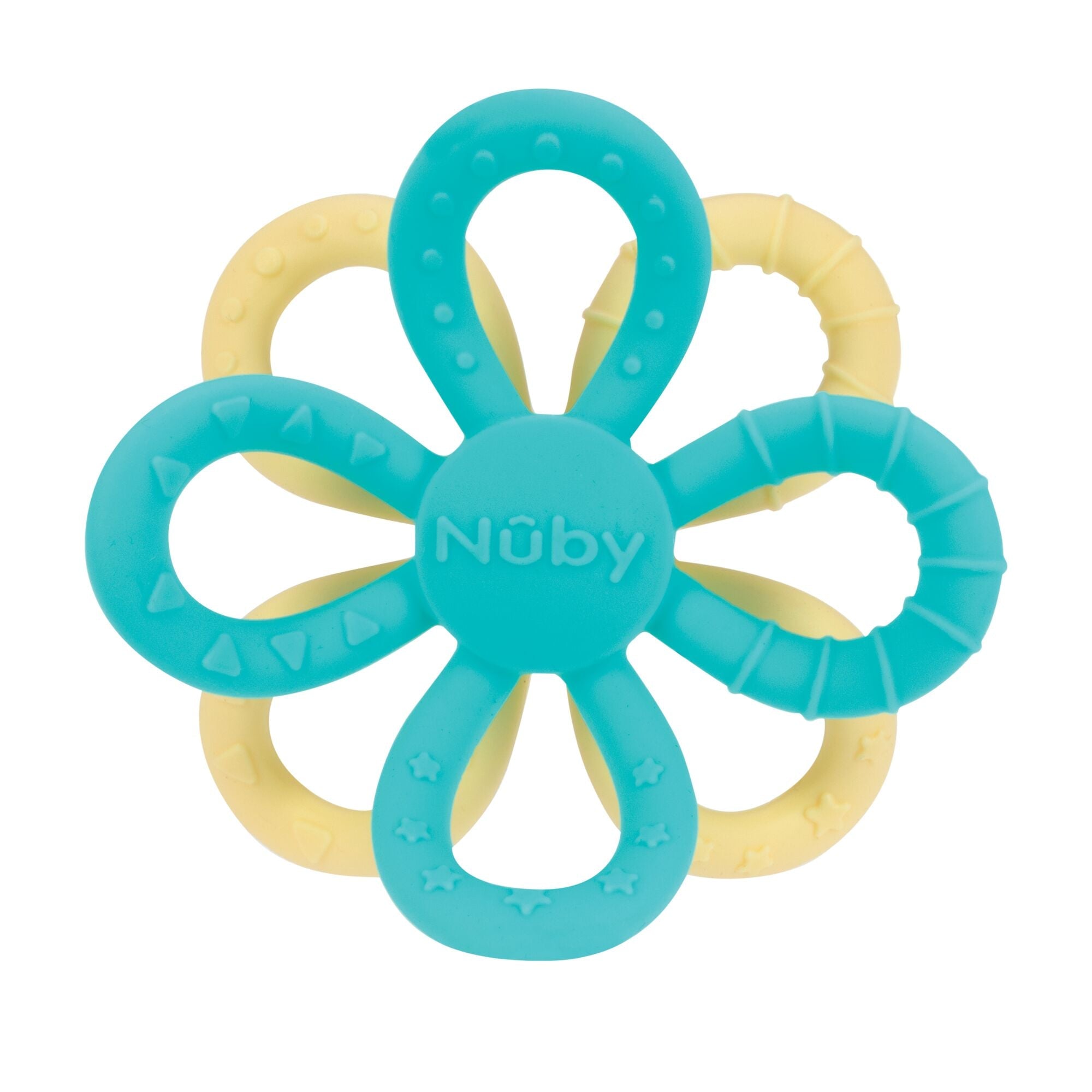 Fun Loops Teether | Aqua/Yellow (LA5I)