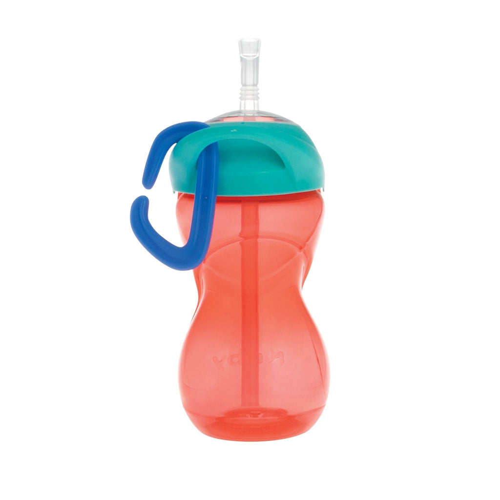 Clik-it Travel Straw Cup with Carabiner (3 Pack) | Red/Green/Blue (WHVG)