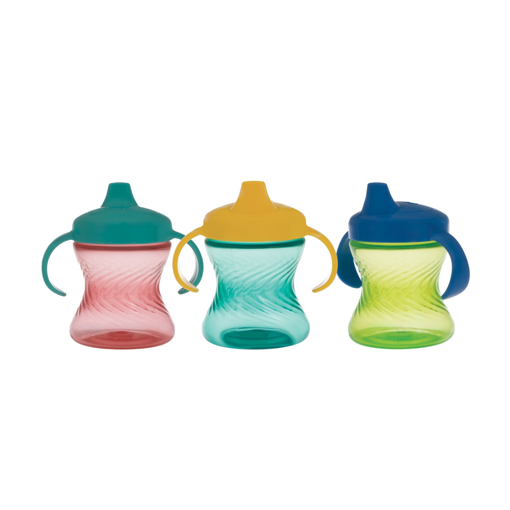 2-Handle Hard Spout Sippy Cup (3 Pack) | Aqua/Red/Green (TLQP)