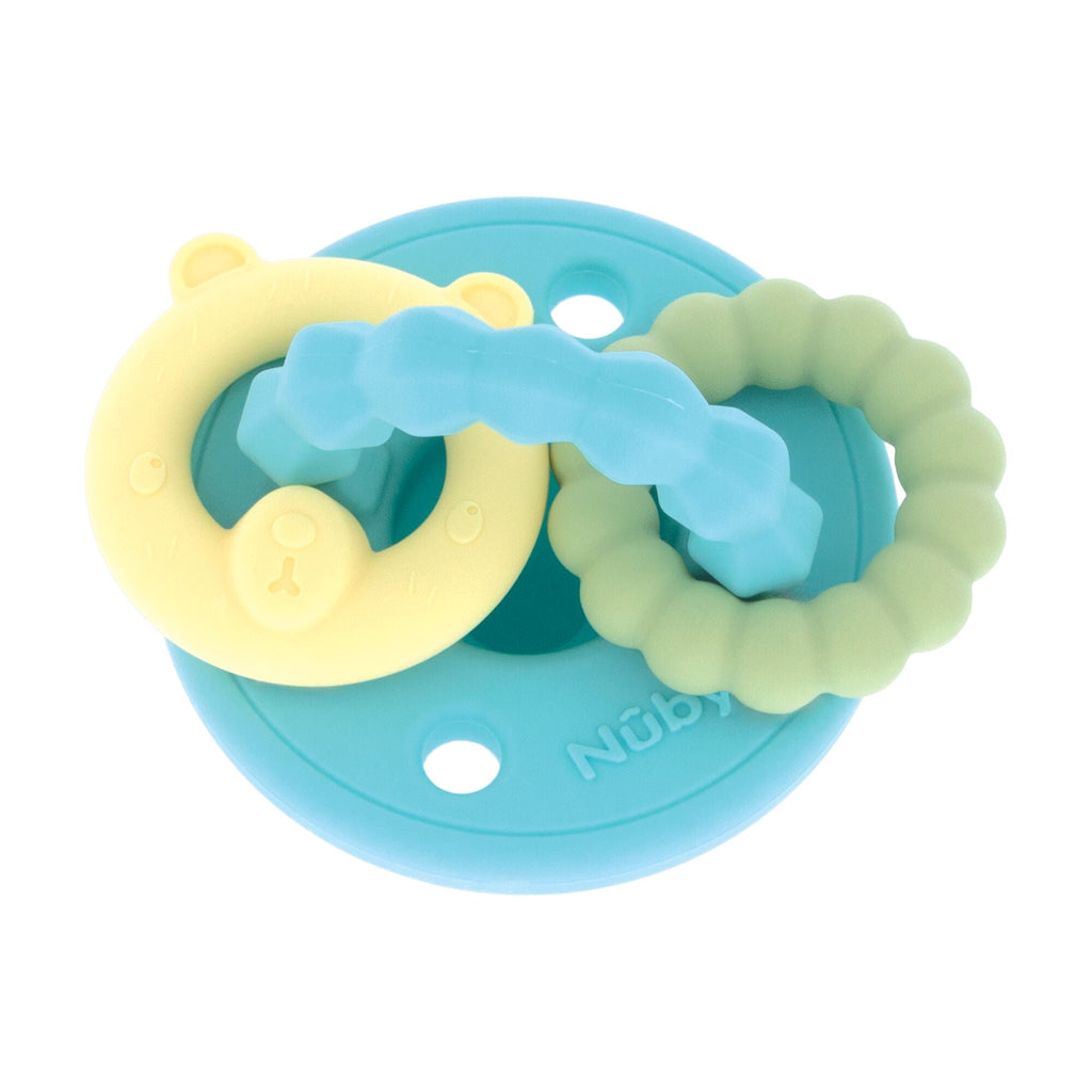 Silicone Charms (2 Pack) | Aqua/Yellow (6G8X)