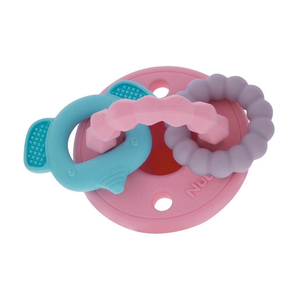 Silicone Charms (2 Pack) | Pink/White (BVE6)
