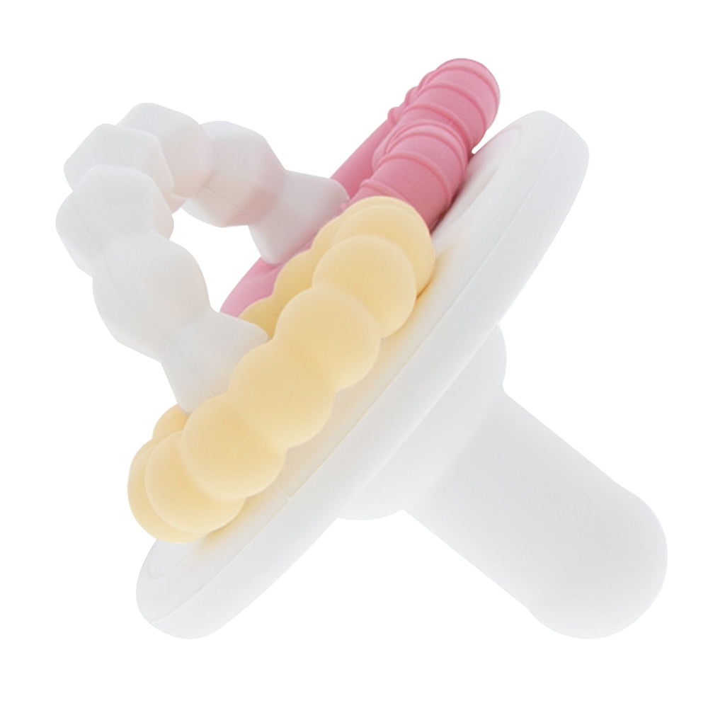 Silicone Charms (2 Pack) | Pink/White (BVE6)