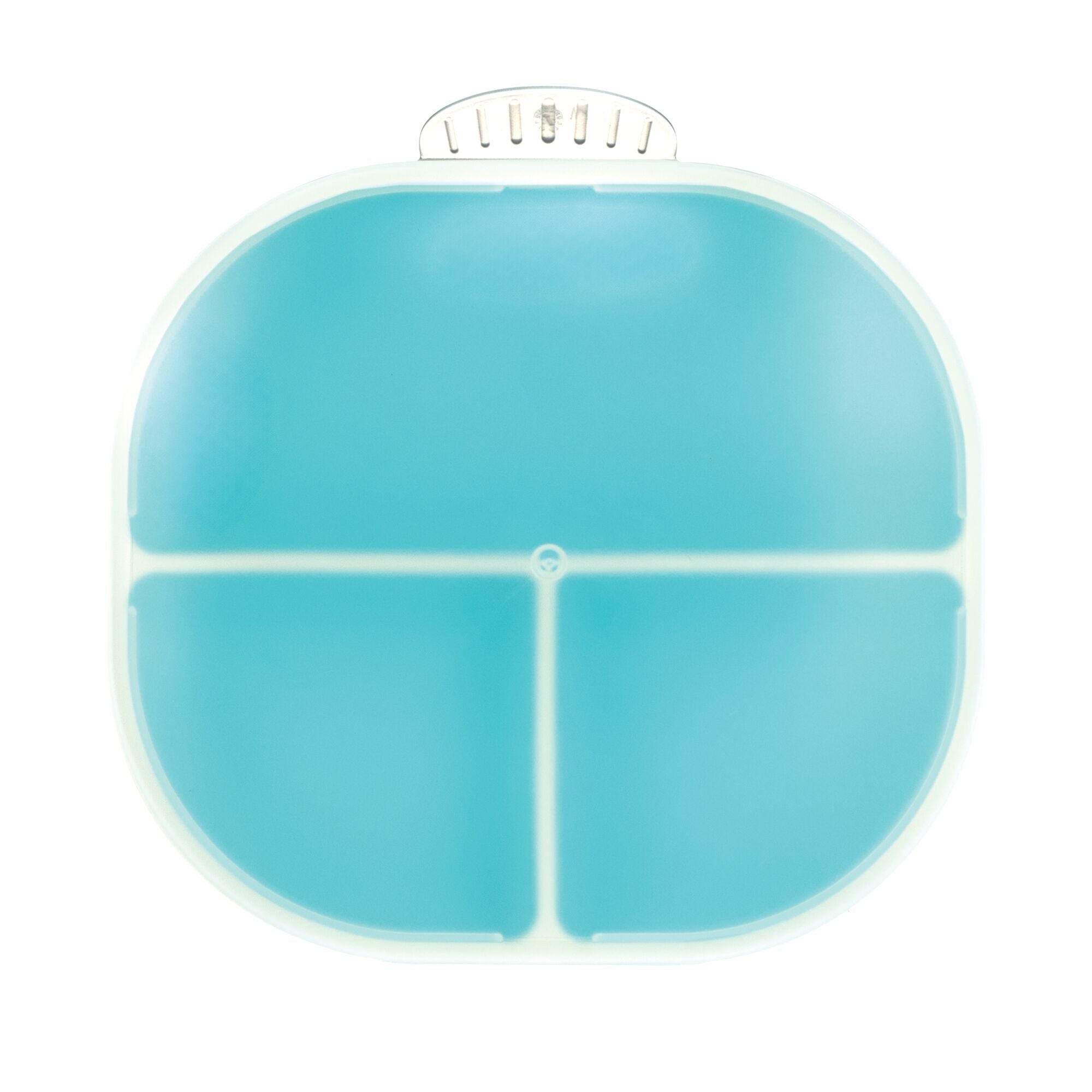 Rectangular Silicone Suction Plate (2 Pack) | Coral / Aqua (6Z3Q)