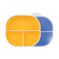 Rectangular Silicone Suction Plate (2 Pack) | Yellow / Blue (1G80)