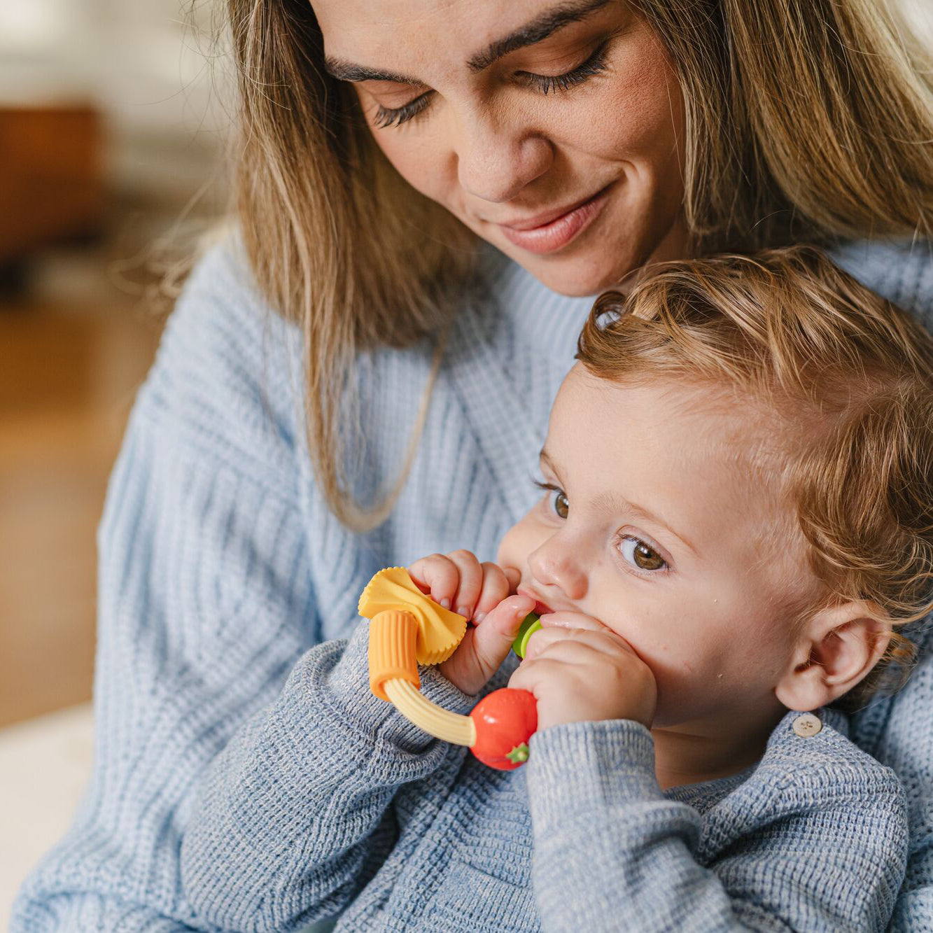 Pasta Silicone Teething Ring (YRTP)