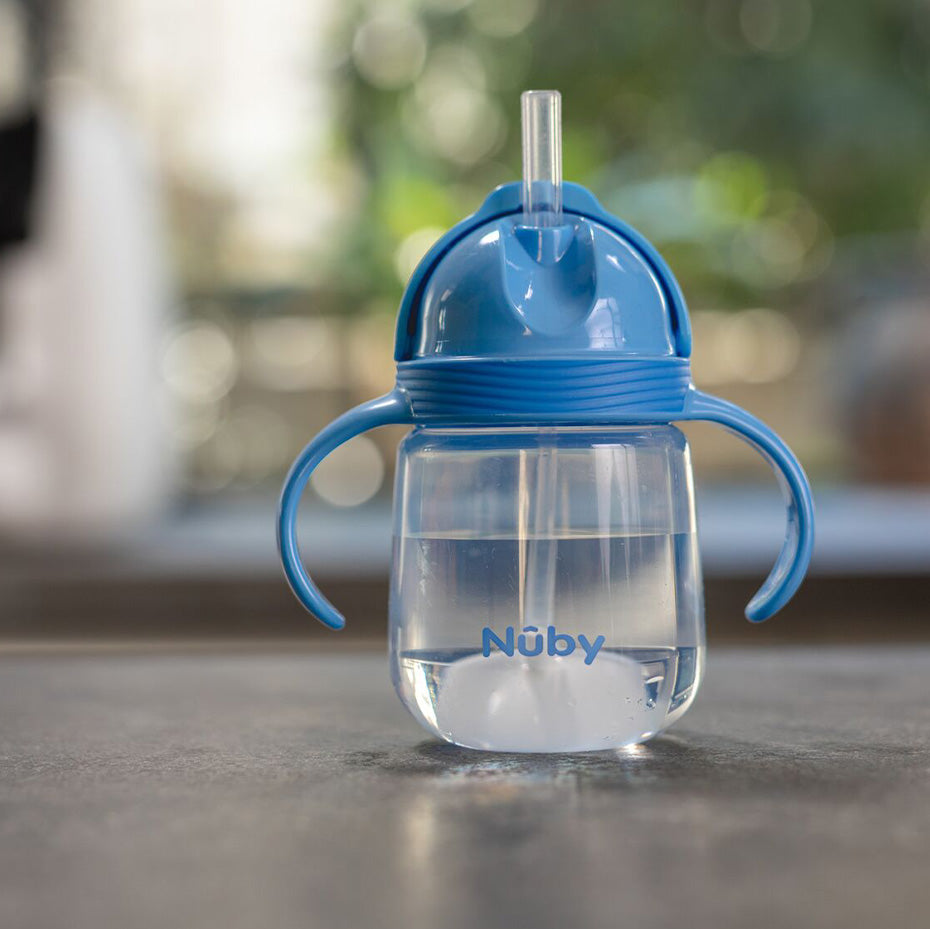 Clik-it Flip-It Straw Cup (2 Pack) | Light Blue/Aqua (YAOF)