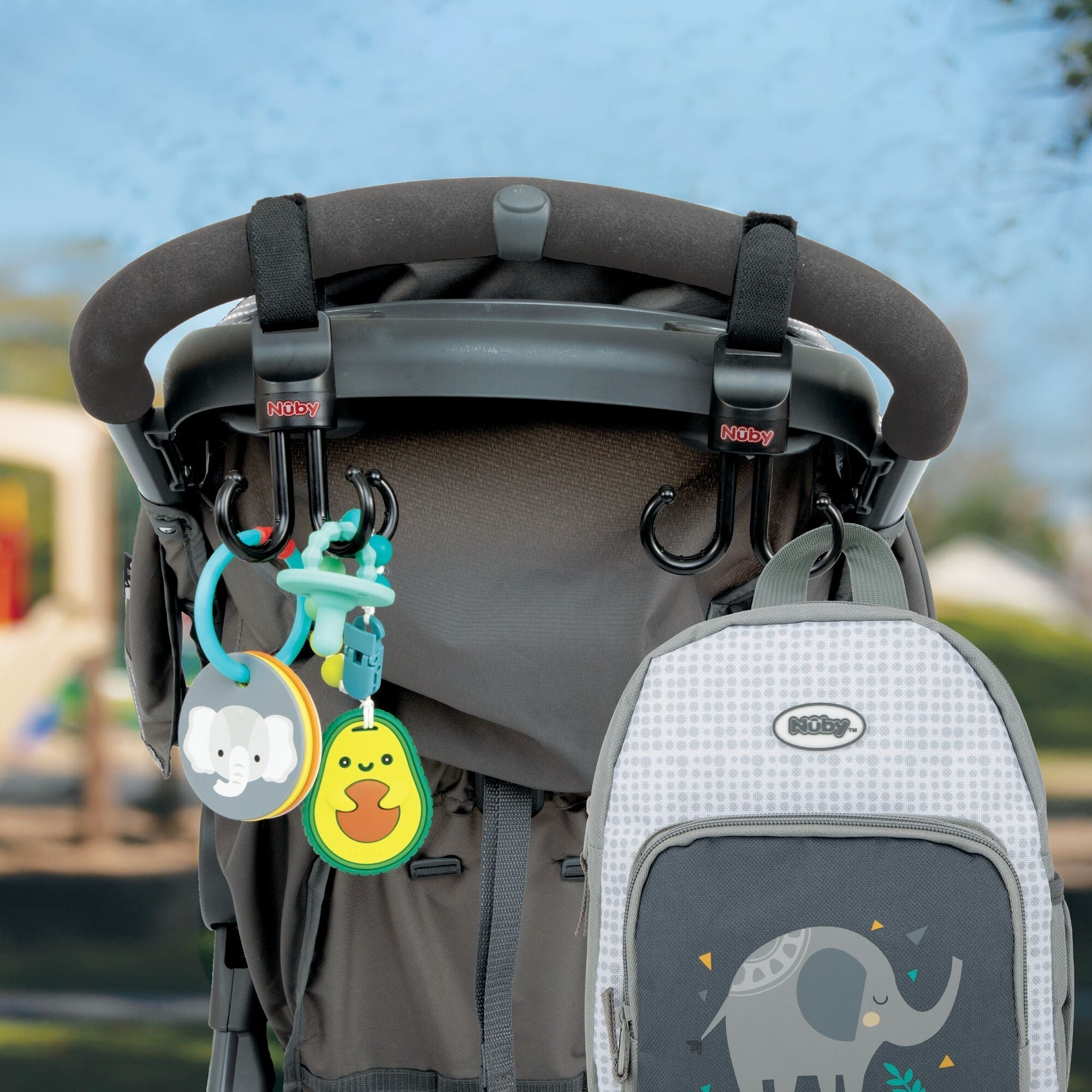 Deluxe Car Seat & Stroller Hooks (2 Pack) (4TCB)