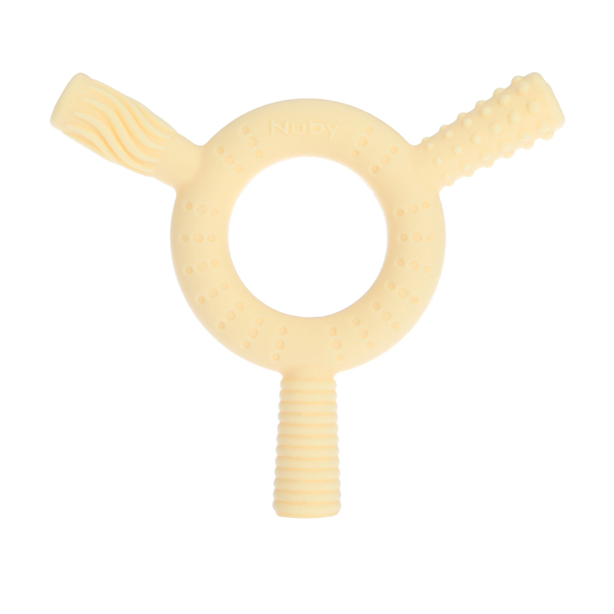 Hollow Sensory Tube Teethers | Green/Yellow (MA5C)