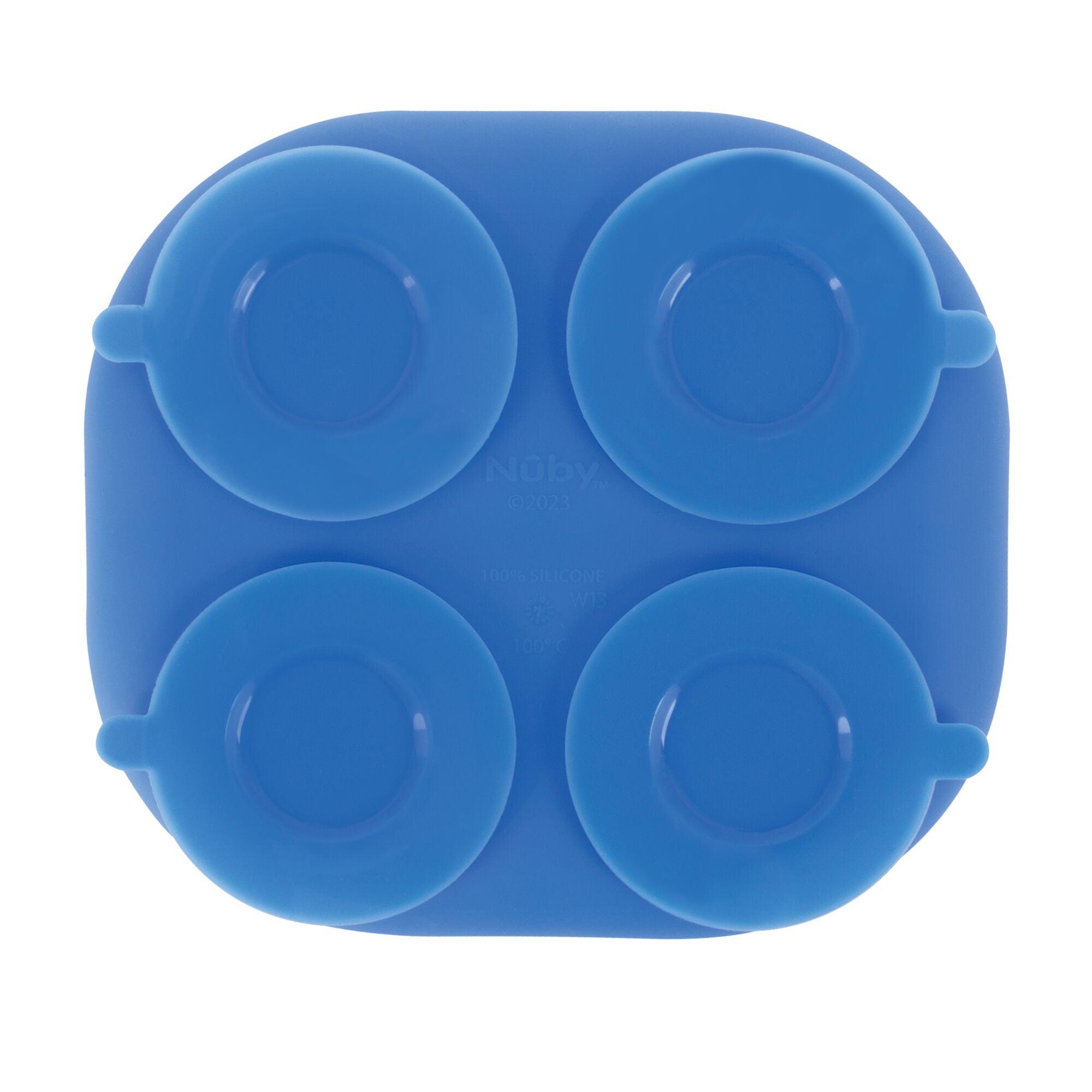 Rectangular Silicone Suction Plate (2 Pack) | Yellow / Blue (1G80)