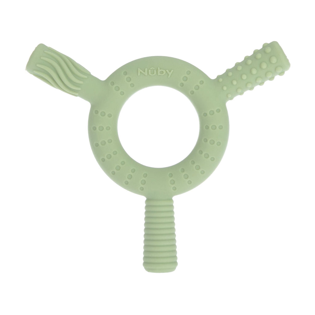 Hollow Sensory Tube Teethers | Green/Blue (ZYP4)