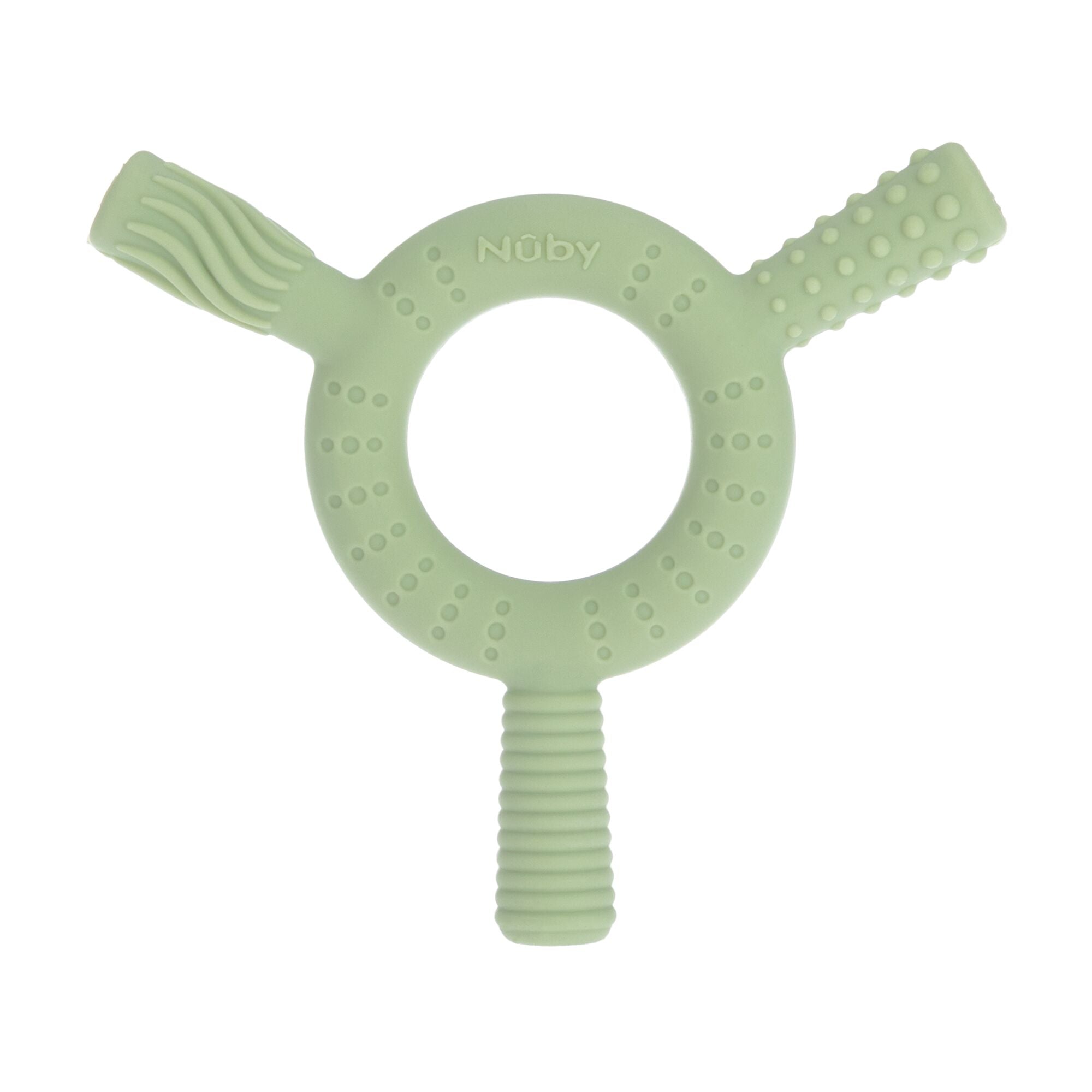 Hollow Sensory Tube Teethers | Green/Blue (ZYP4)