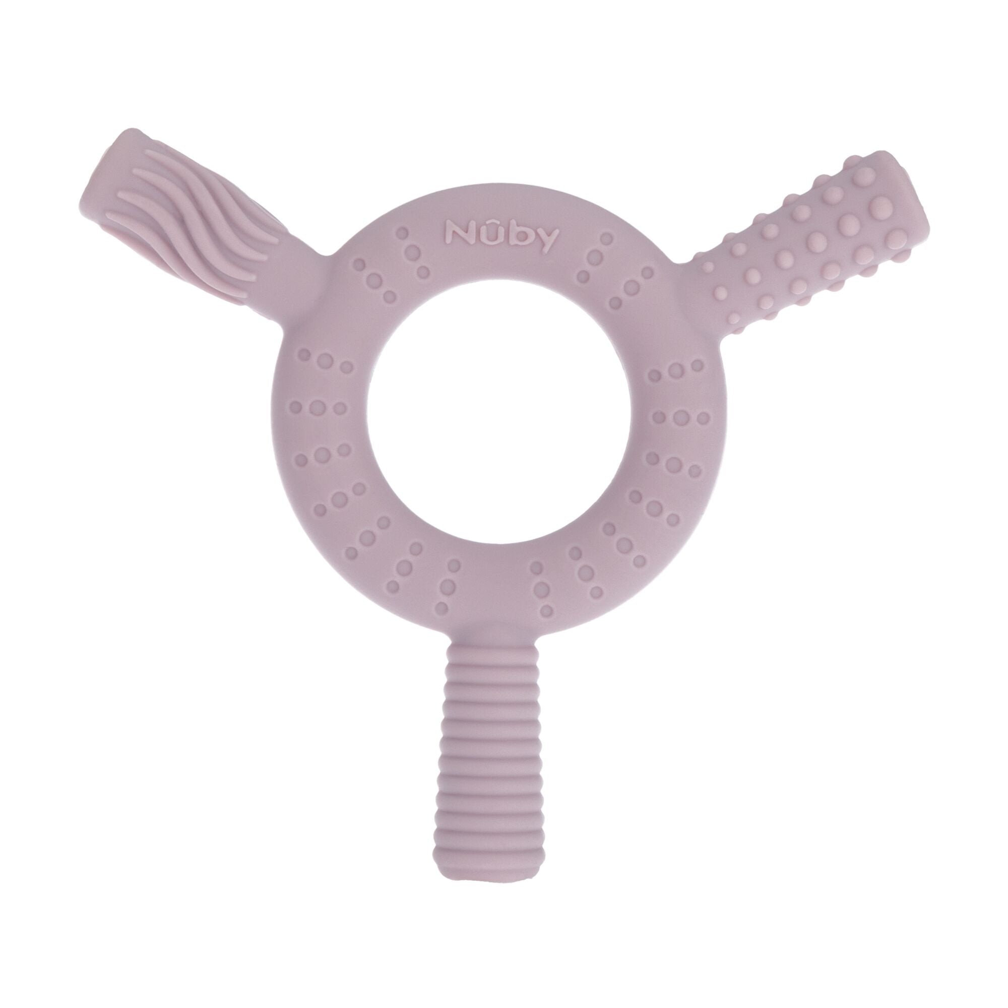 Hollow Sensory Tube Teethers | Pink/Plum (XLOH)