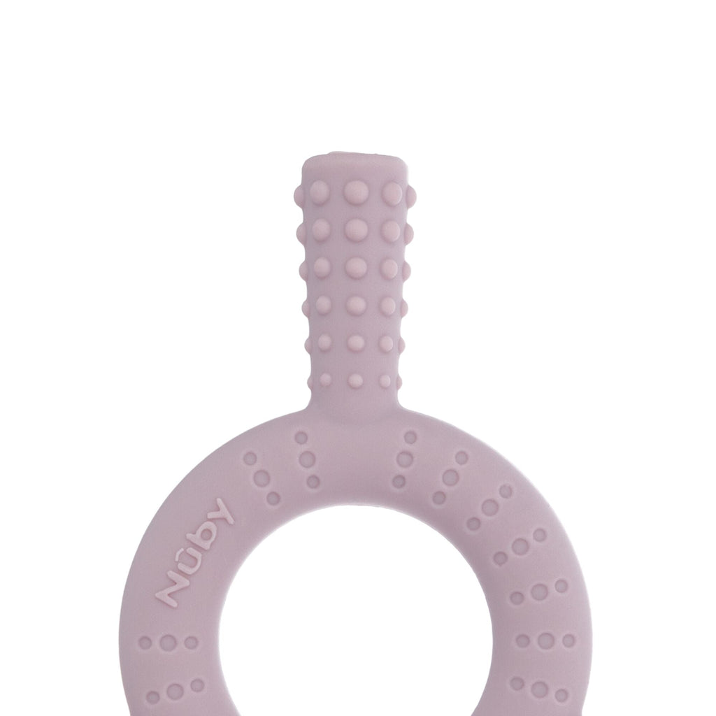 Hollow Sensory Tube Teethers | Pink/Plum (XLOH)