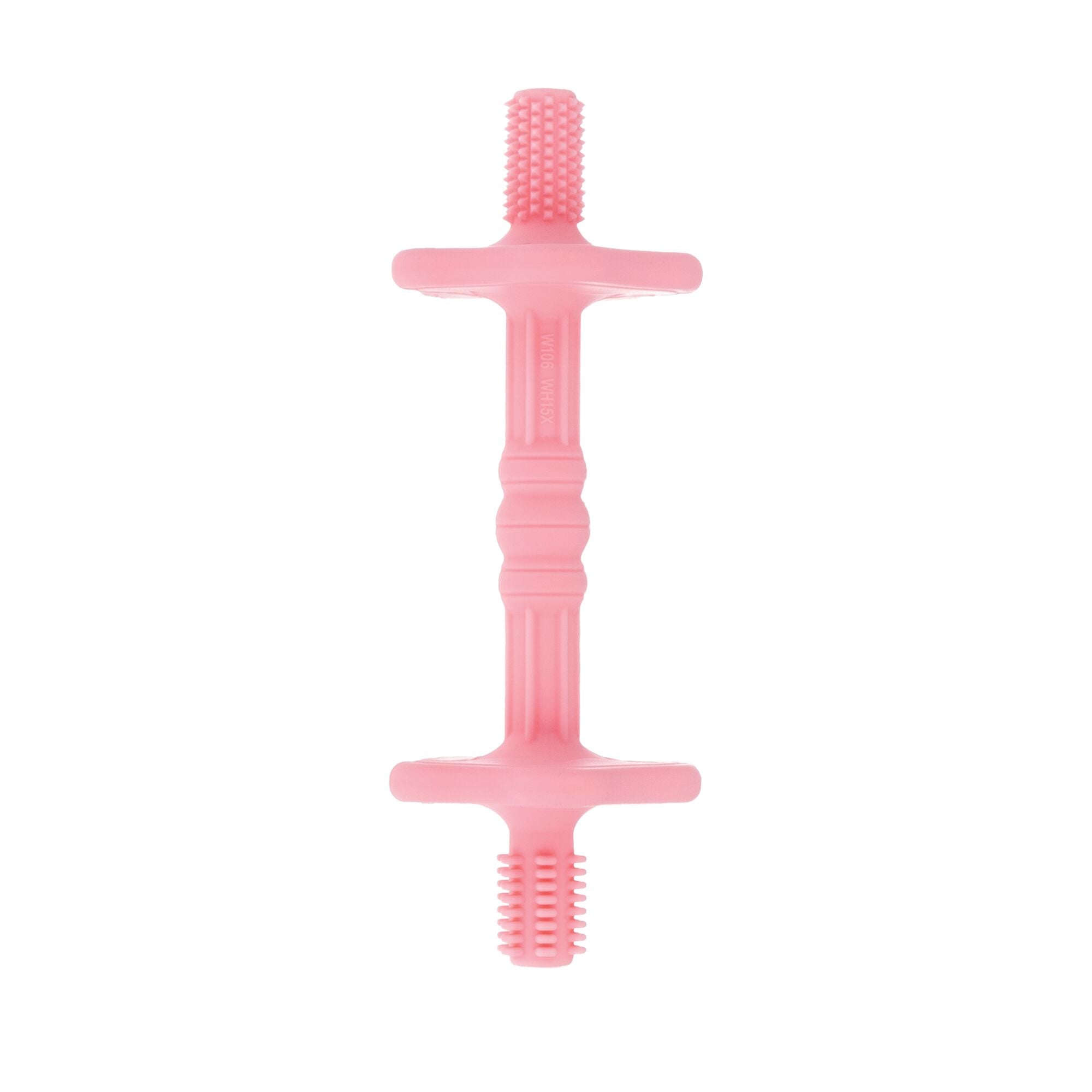Hollow Sensory Tube Teethers | Pink/Plum (XLOH)
