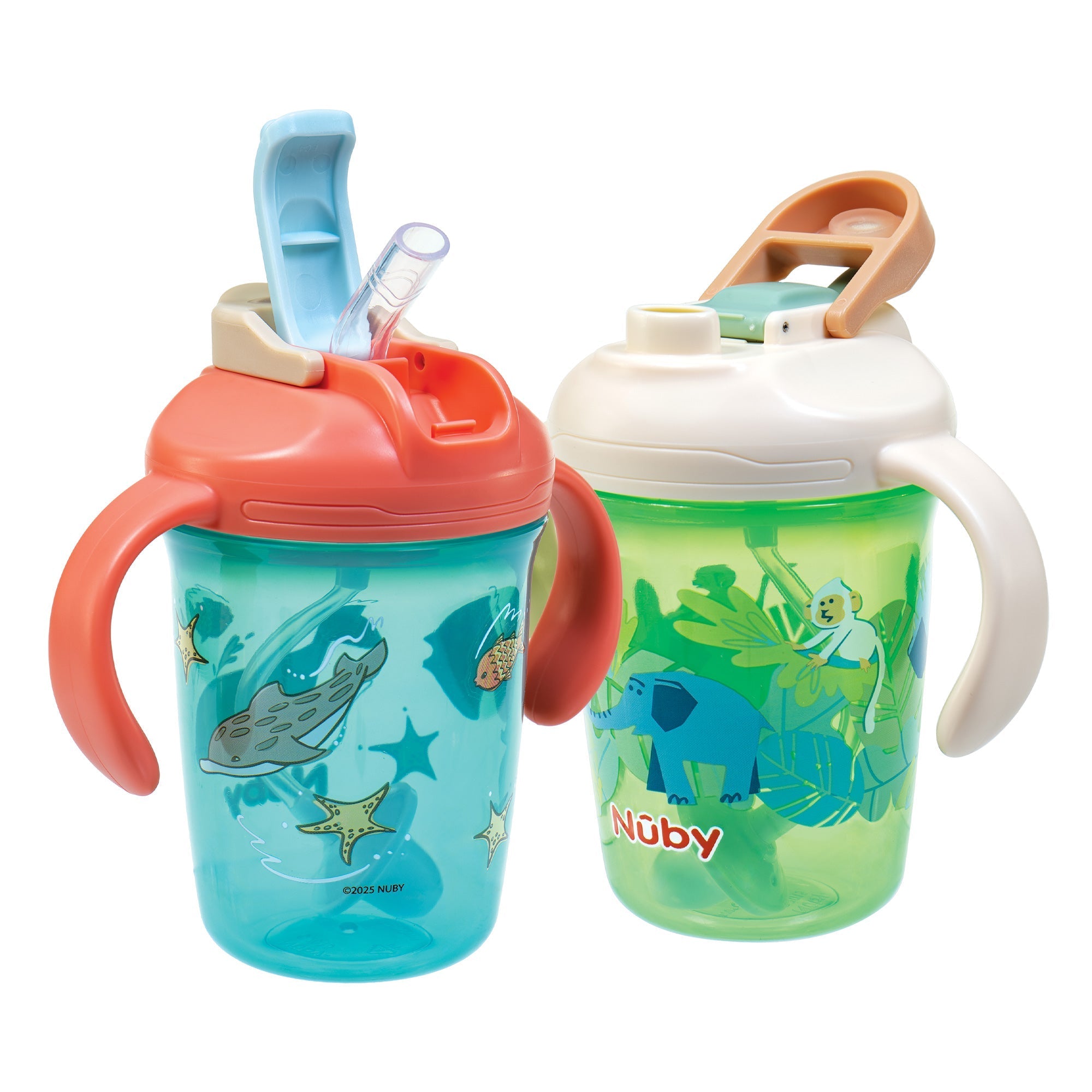 2-in-1 Toddler Cup (2 Pack) | Jungle & Ocean (Y8OK)