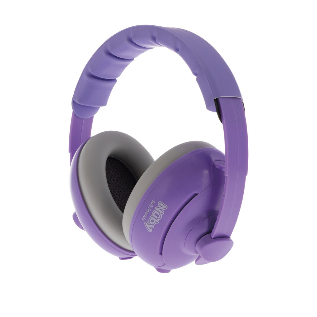 Soft Sounds 2-in-1 Noise Cancelling Earmuffs | Purple (ELIO)
