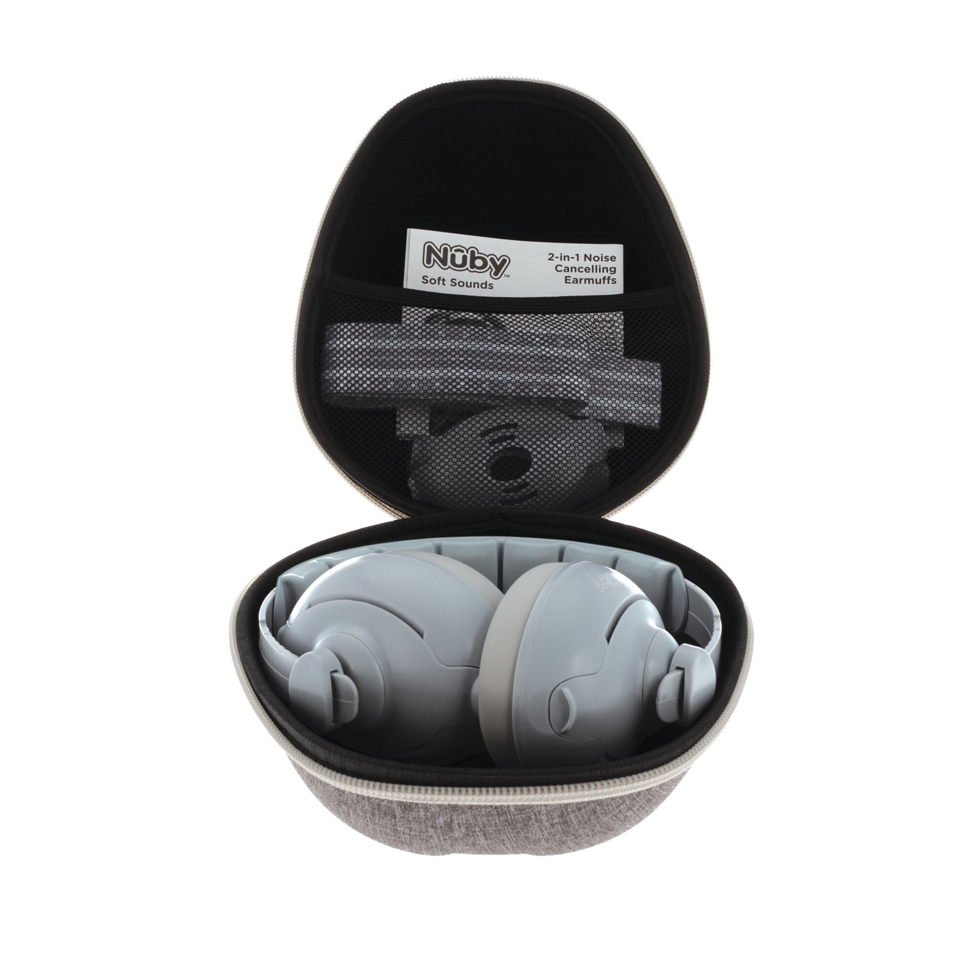 Soft Sounds 2-in-1 Noise Cancelling Earmuffs | Grey (BTM1)