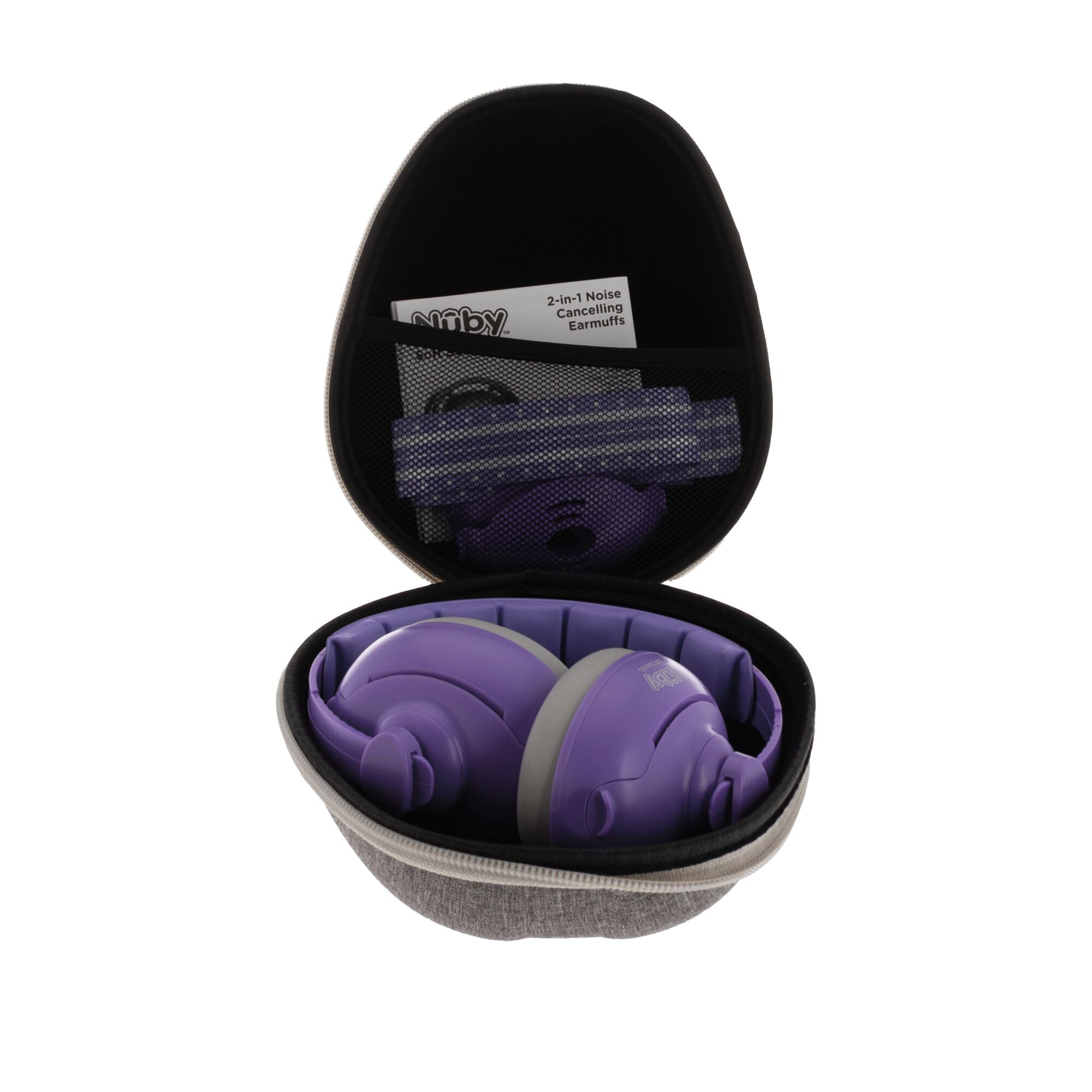 Soft Sounds 2-in-1 Noise Cancelling Earmuffs | Purple (ELIO)