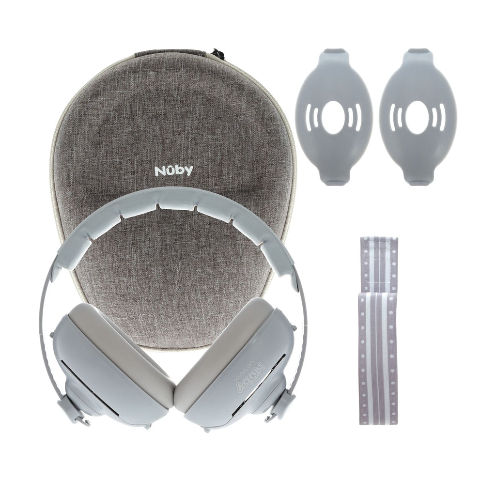 Soft Sounds 2-in-1 Noise Cancelling Earmuffs | Grey (T0H2)