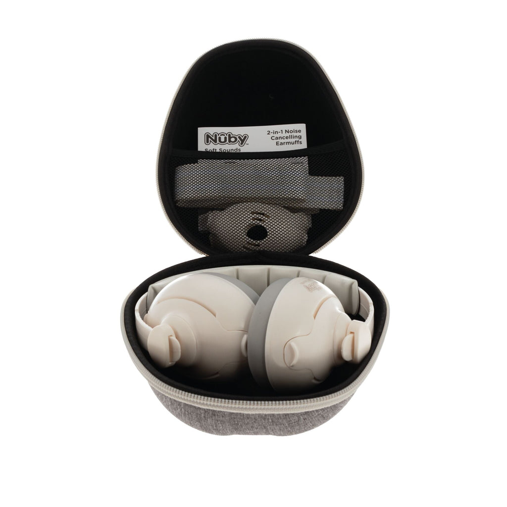 Soft Sounds 2-in-1 Noise Cancelling Earmuffs | White (ISCT)