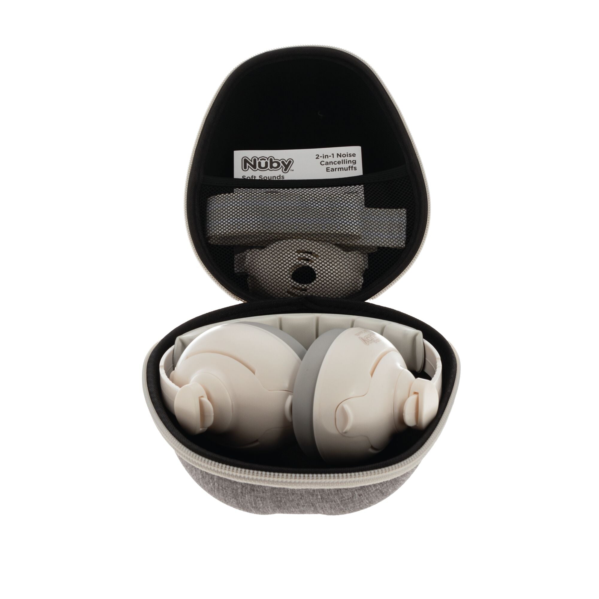 Soft Sounds 2-in-1 Noise Cancelling Earmuffs | White (ISCT)