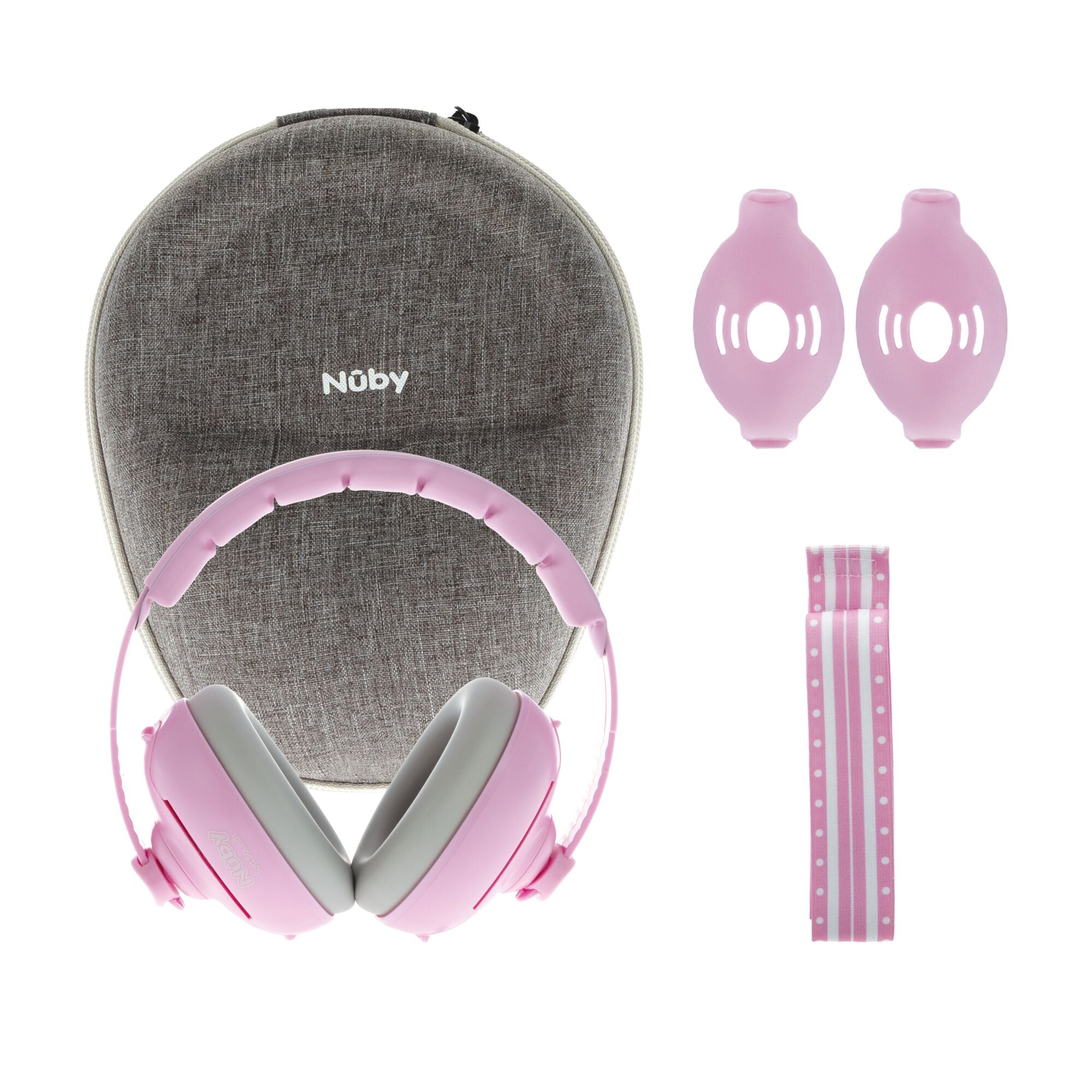 Soft Sounds 2-in-1 Noise Cancelling Earmuffs | Pink (BO42)