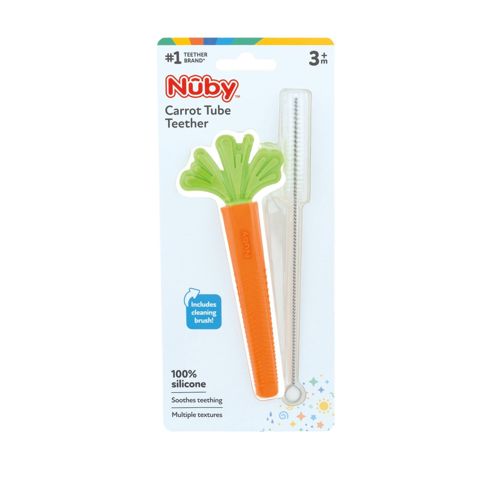 Silicone Carrot Tube Teether (EIAF)