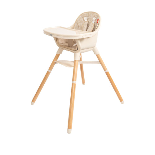 4-in-1 Multi-Use High Chair | Beige Lines (8M7K)