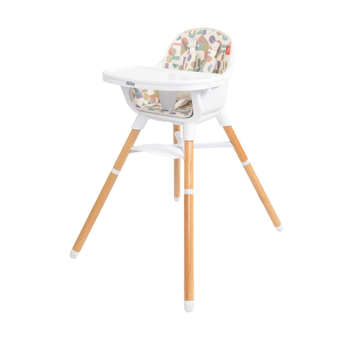 4-in-1 Multi-Use High Chair | White Geometrics (90AG)