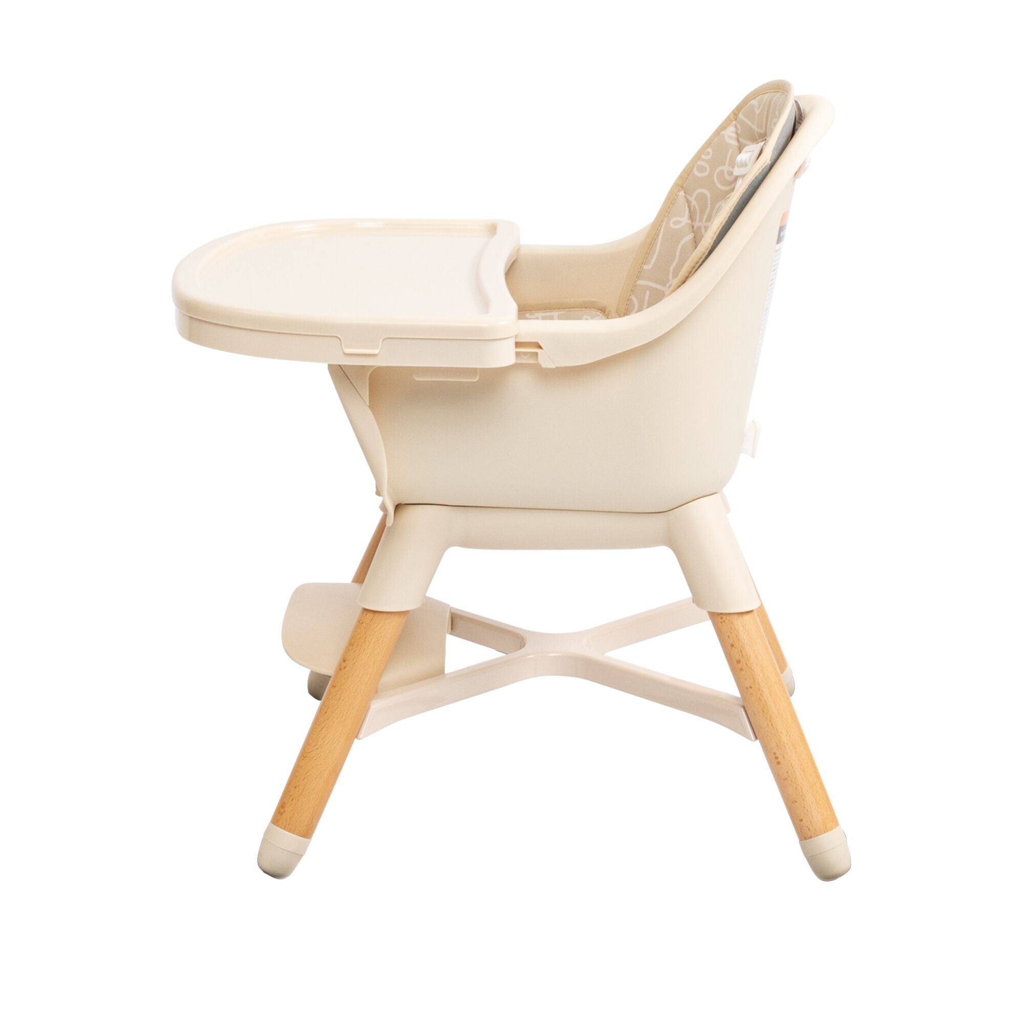 4-in-1 Multi-Use High Chair | Beige Lines (8M7K)