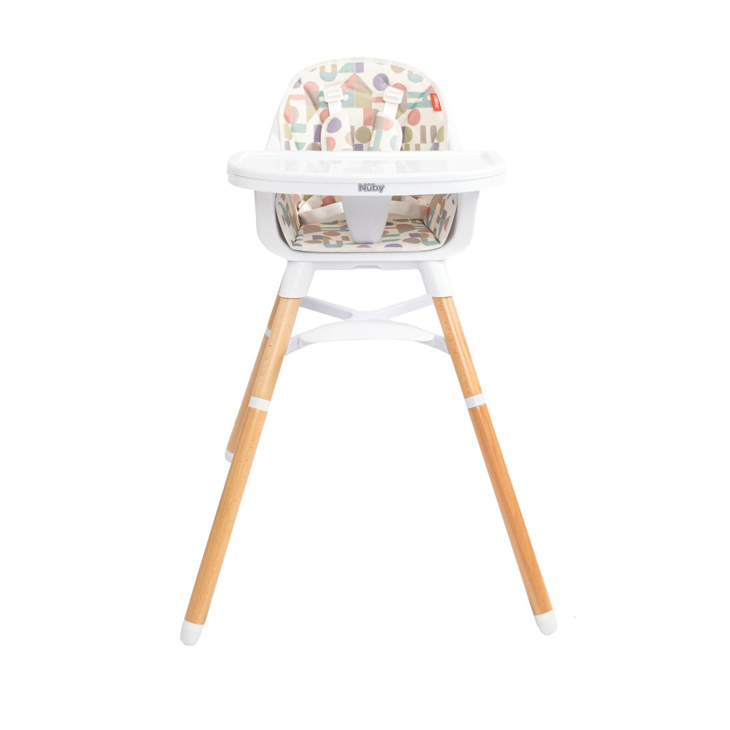 4-in-1 Multi-Use High Chair | White Geometrics (90AG)