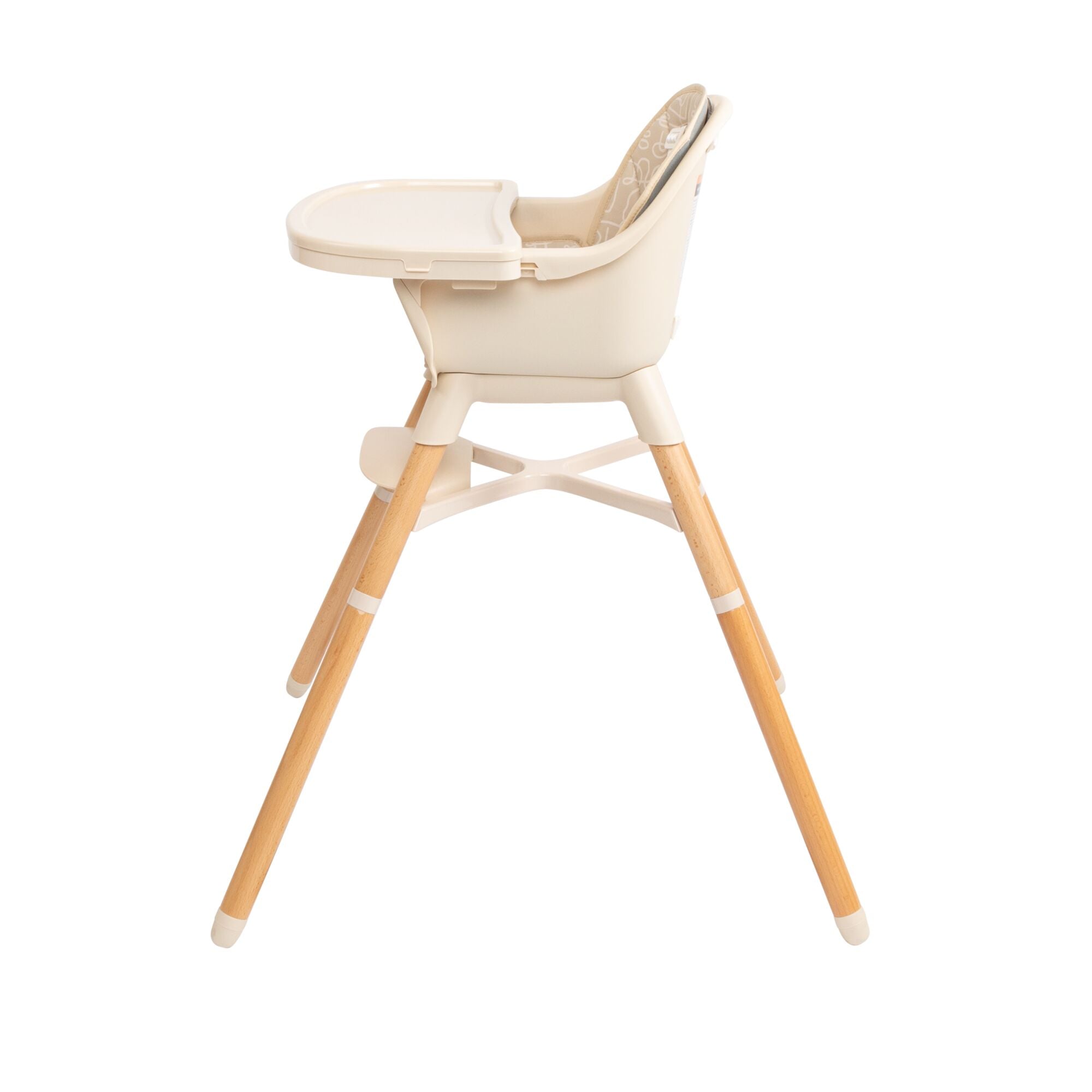4-in-1 Multi-Use High Chair | Beige Lines (8M7K)