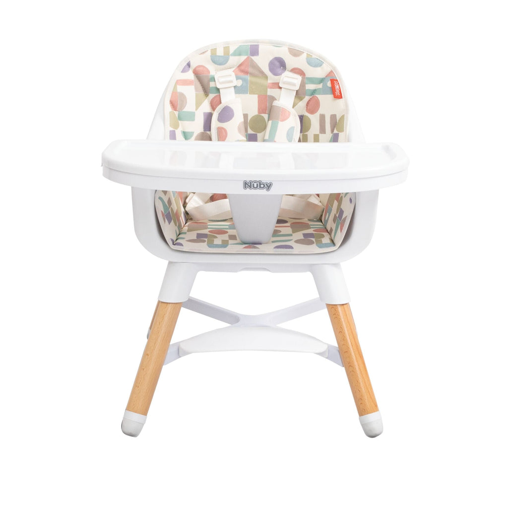 4-in-1 Multi-Use High Chair | White Geometrics (90AG)