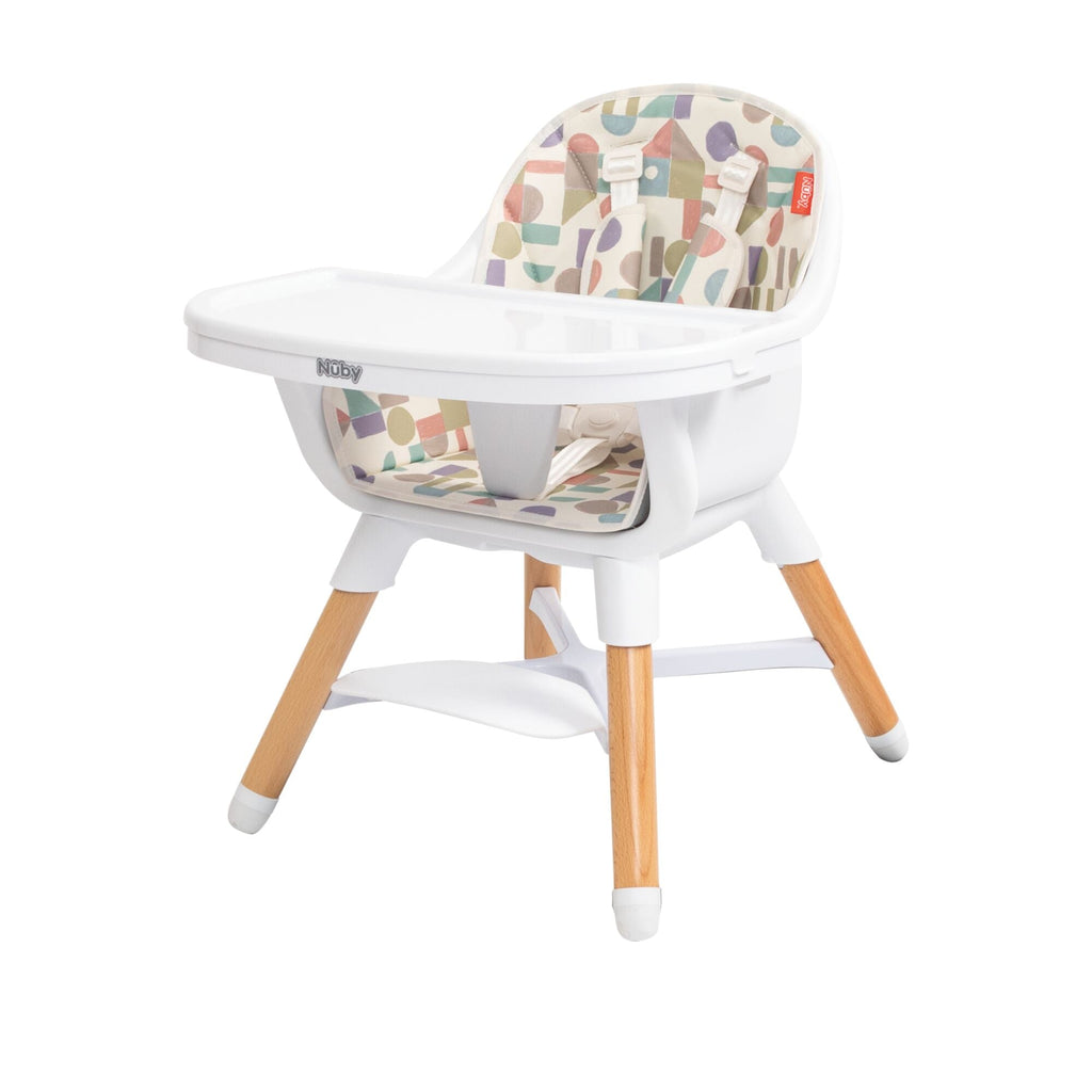 4-in-1 Multi-Use High Chair | White Geometrics (90AG)